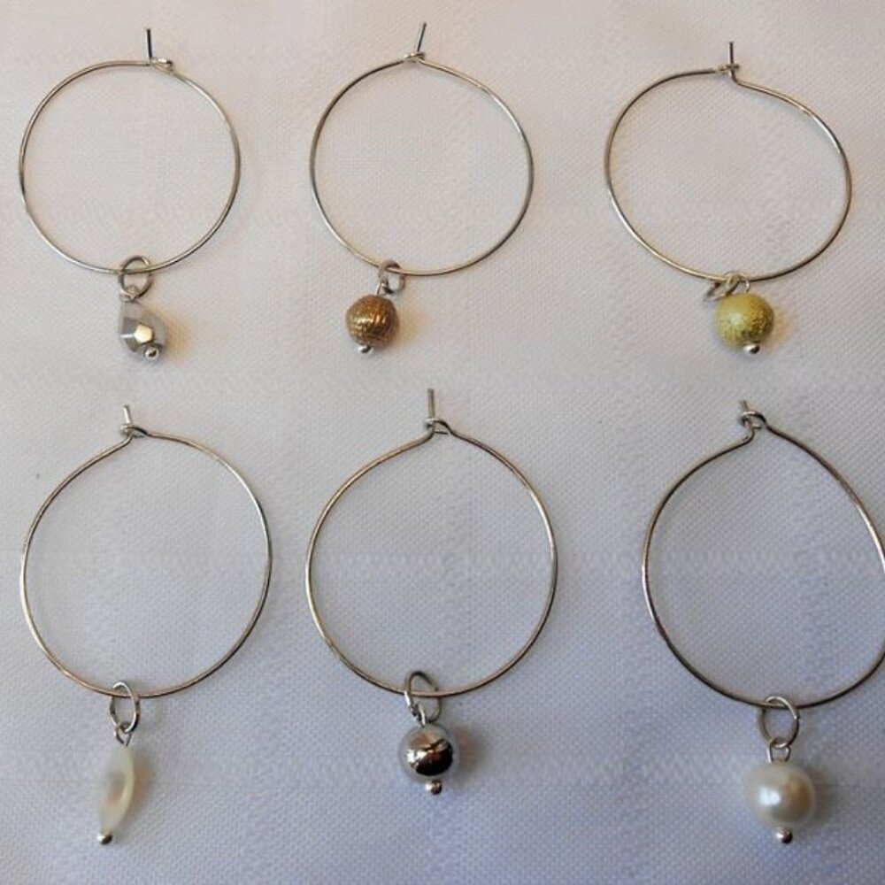 No.15 - Handmade identifiers for wine glasses or stemmed glasses  Please feel fr